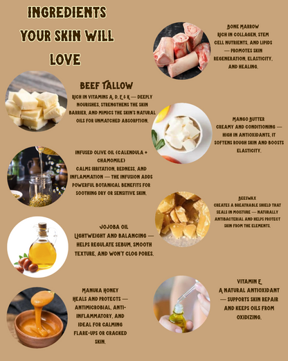 Cattle Balm – Grass-Fed Beef Tallow Moisturizer