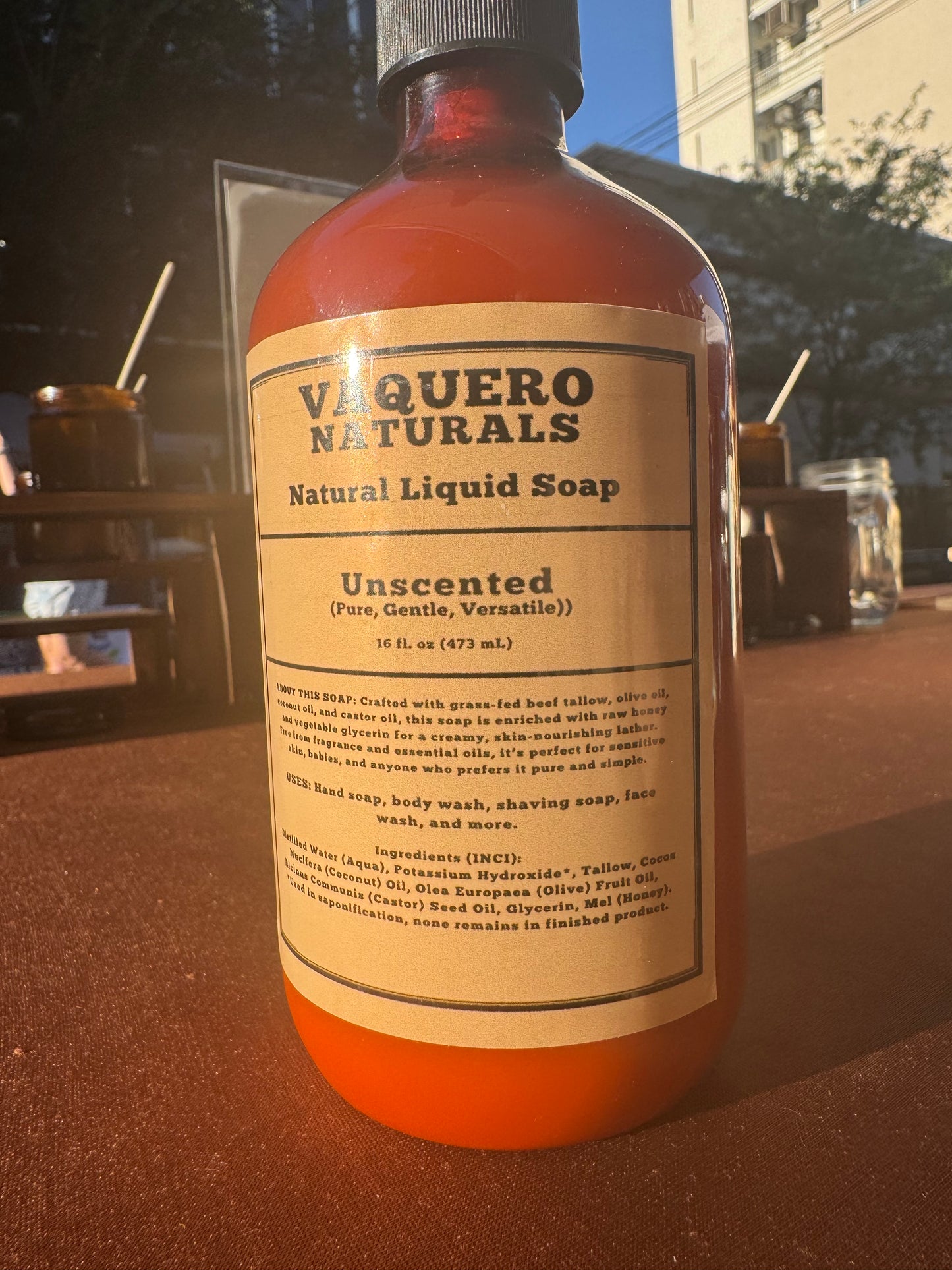 All Natural Liquid Soap