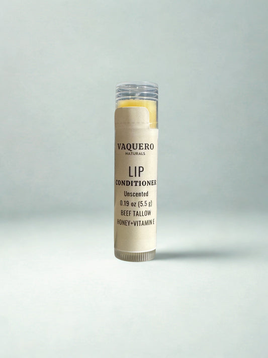 Tallow Lip Balm – Natural Healing Lip Moisturizer with Honey & Vitamin E