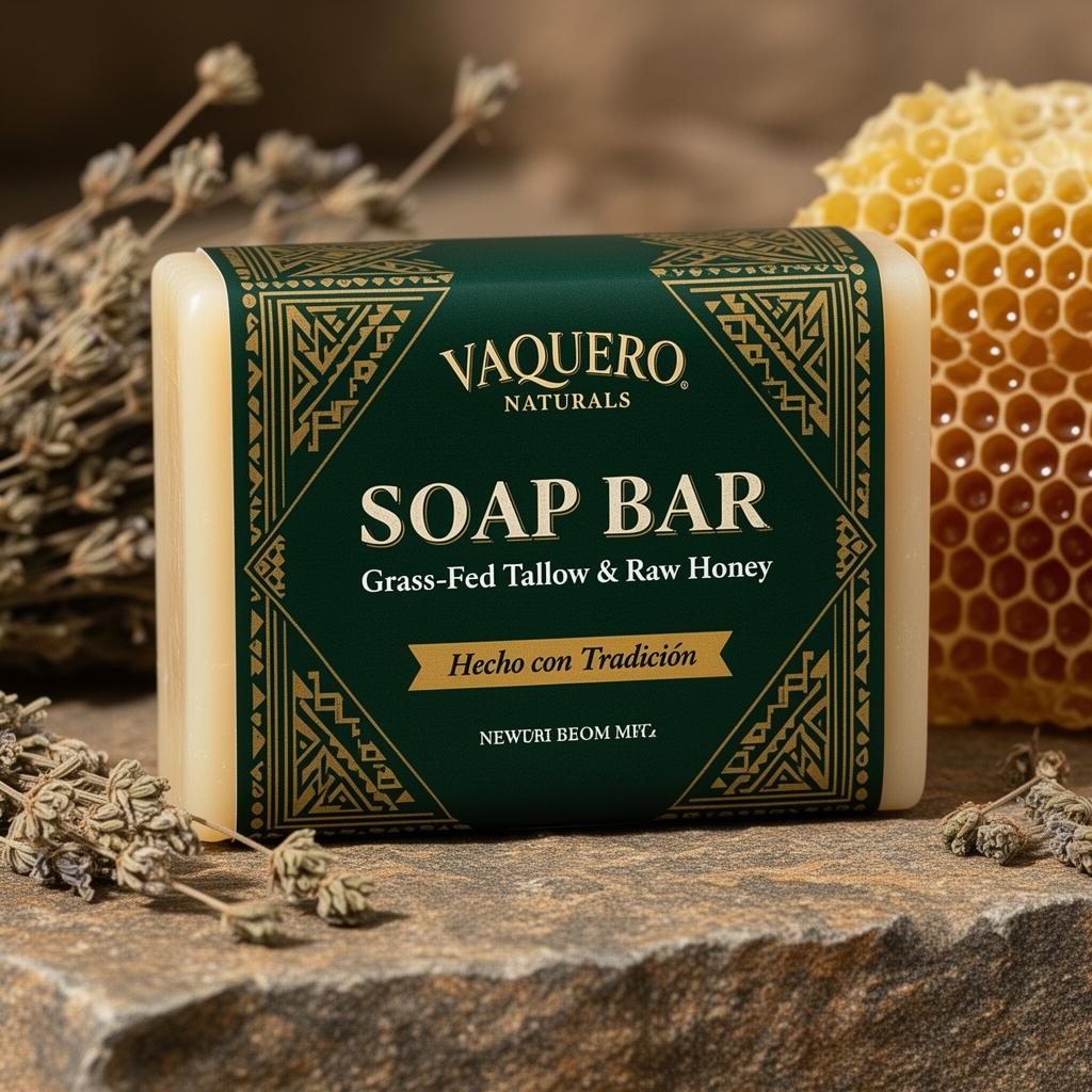 Tallow Soap Bar – Handmade with Grass-Fed Beef Tallow & Raw Honey